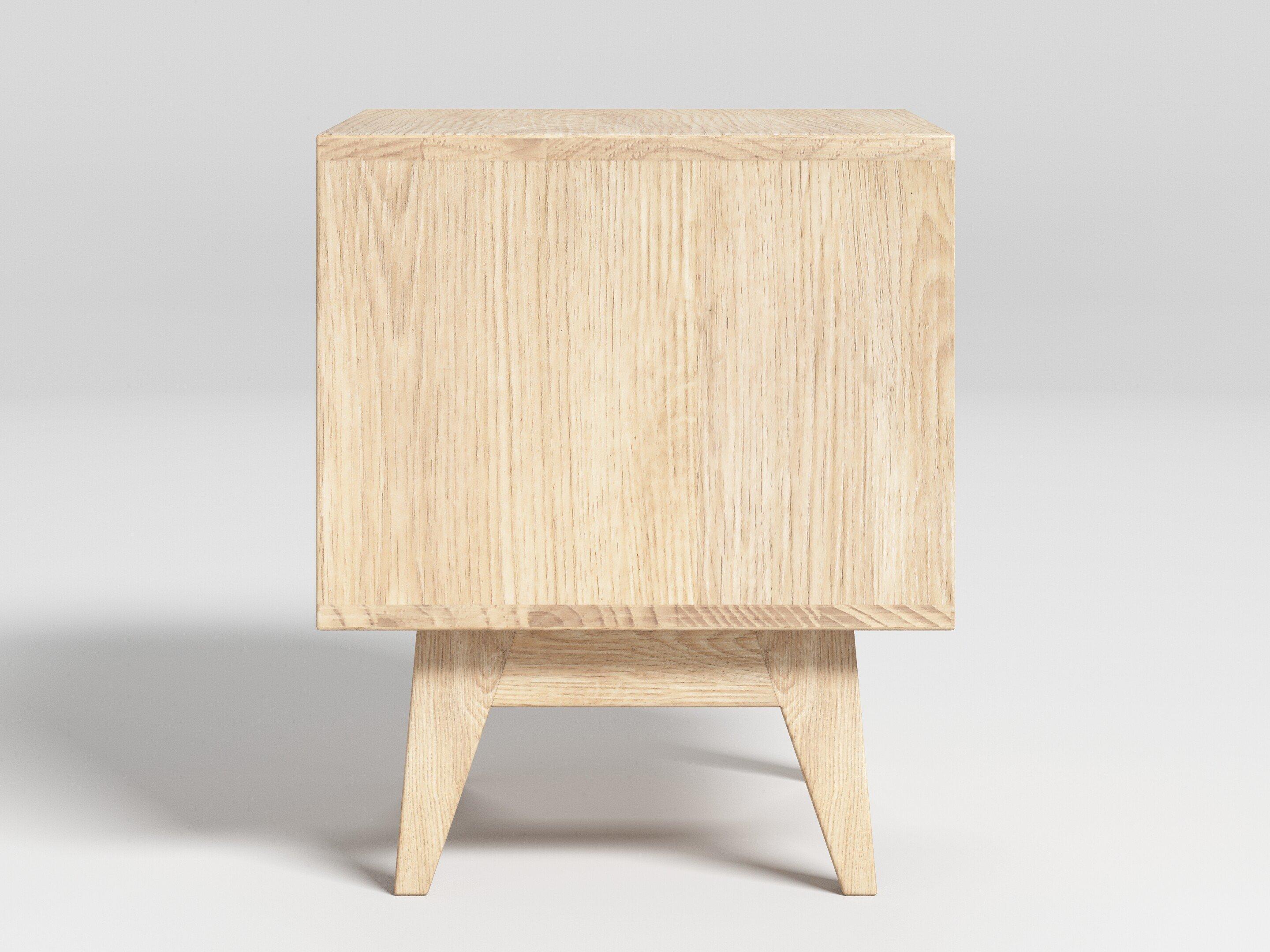 Mid-Century Modern Florence Side Table in Ash Wood (Tiffany) by The Spalty Dog For Sale