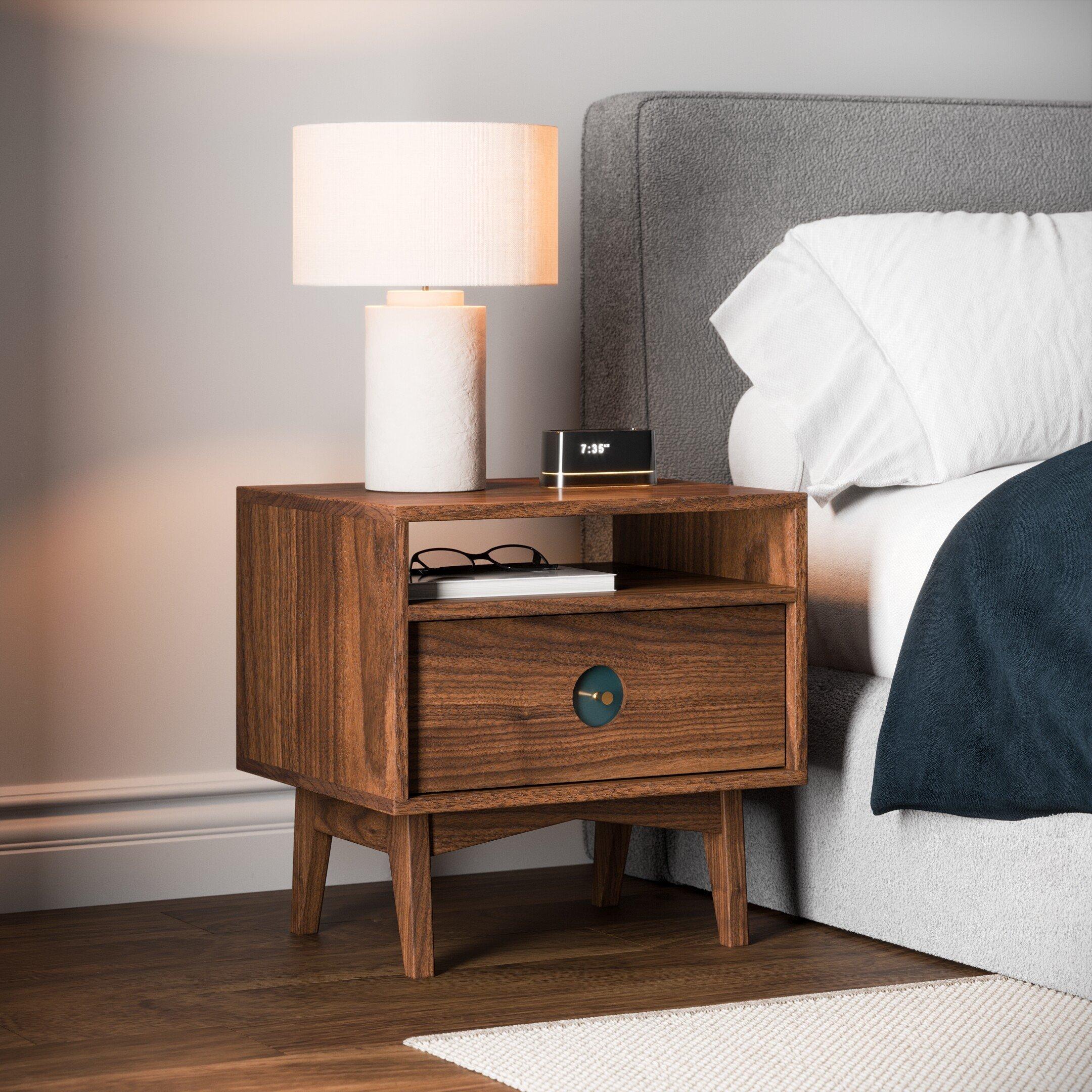 North American Florence Side Table in Ash Wood (Tiffany) by The Spalty Dog For Sale