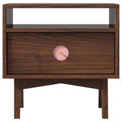 Florence Side Table in Walnut Wood (Lychee) by The Spalty Dog