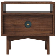 Florence Side Table in Walnut Wood (Toad) by The Spalty Dog