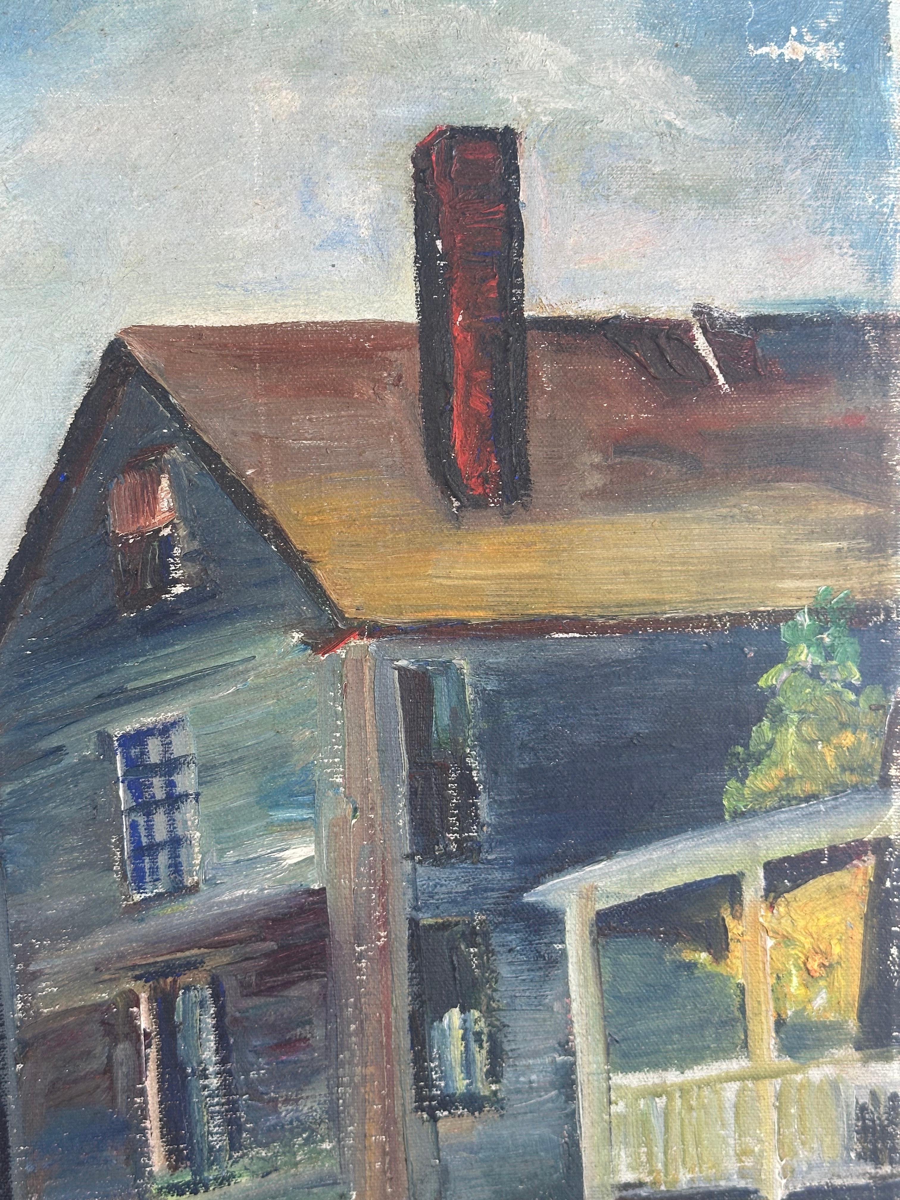 New England Morning (Amerikanisch-Impressionistische Straßenszenen) im Angebot 2