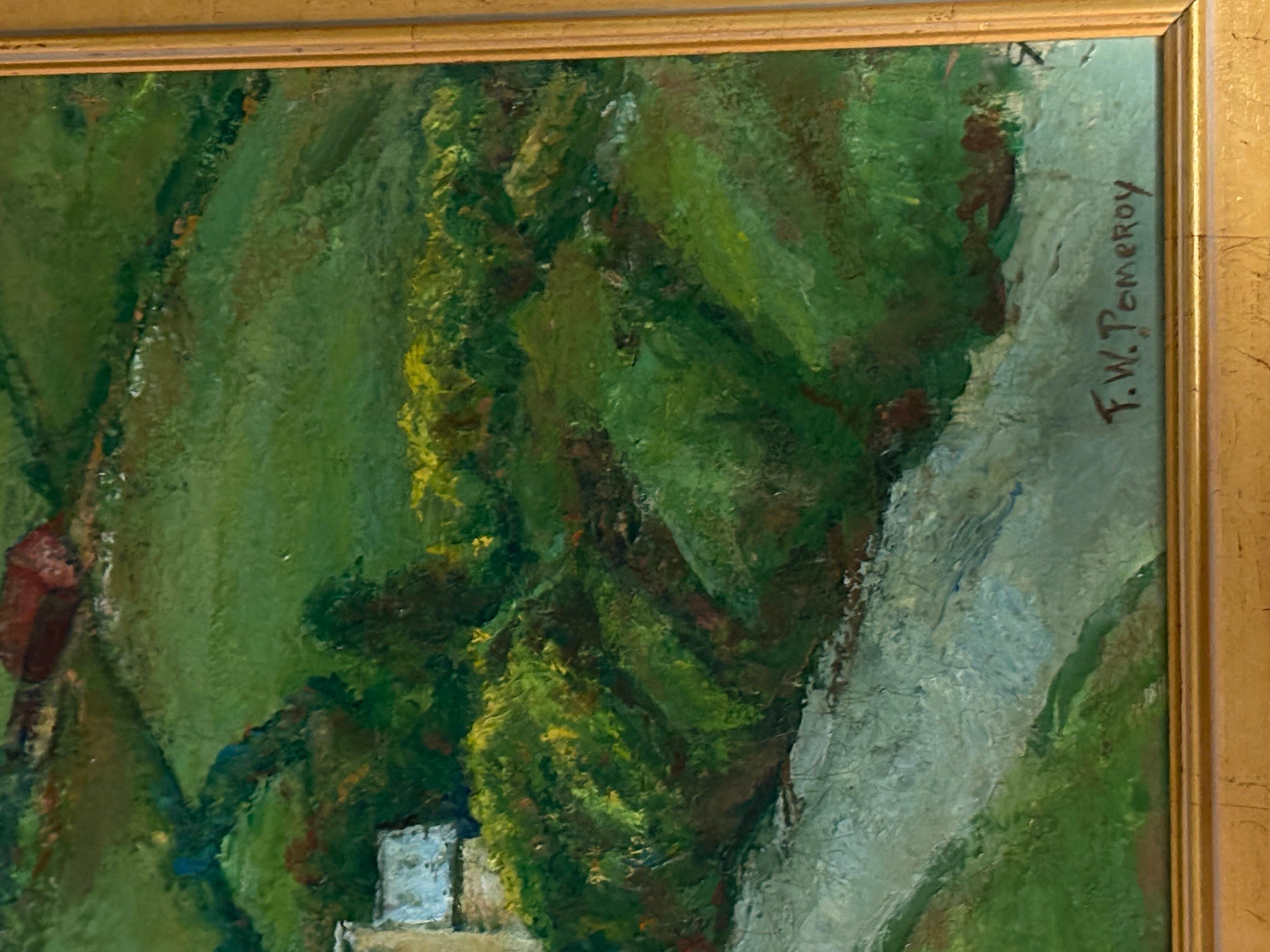 Florence W. Pomeroy Öl auf Masonit 