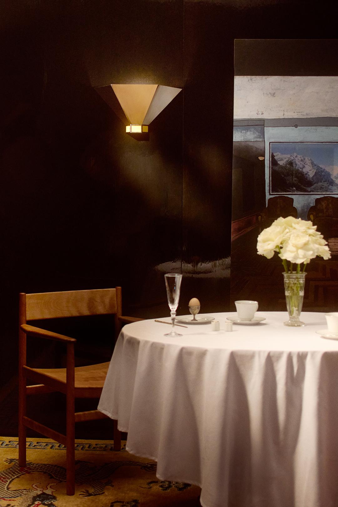 Florens Wall Sconce in mirror-polished stainless steel designed by Yaniv Chen en venta 5