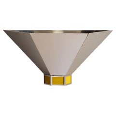 Florens Wall Sconce in mirror-polished stainless steel designed by Yaniv Chen Florens Wall Sconce in mirror-polished stainless steel designed by Yaniv Chen