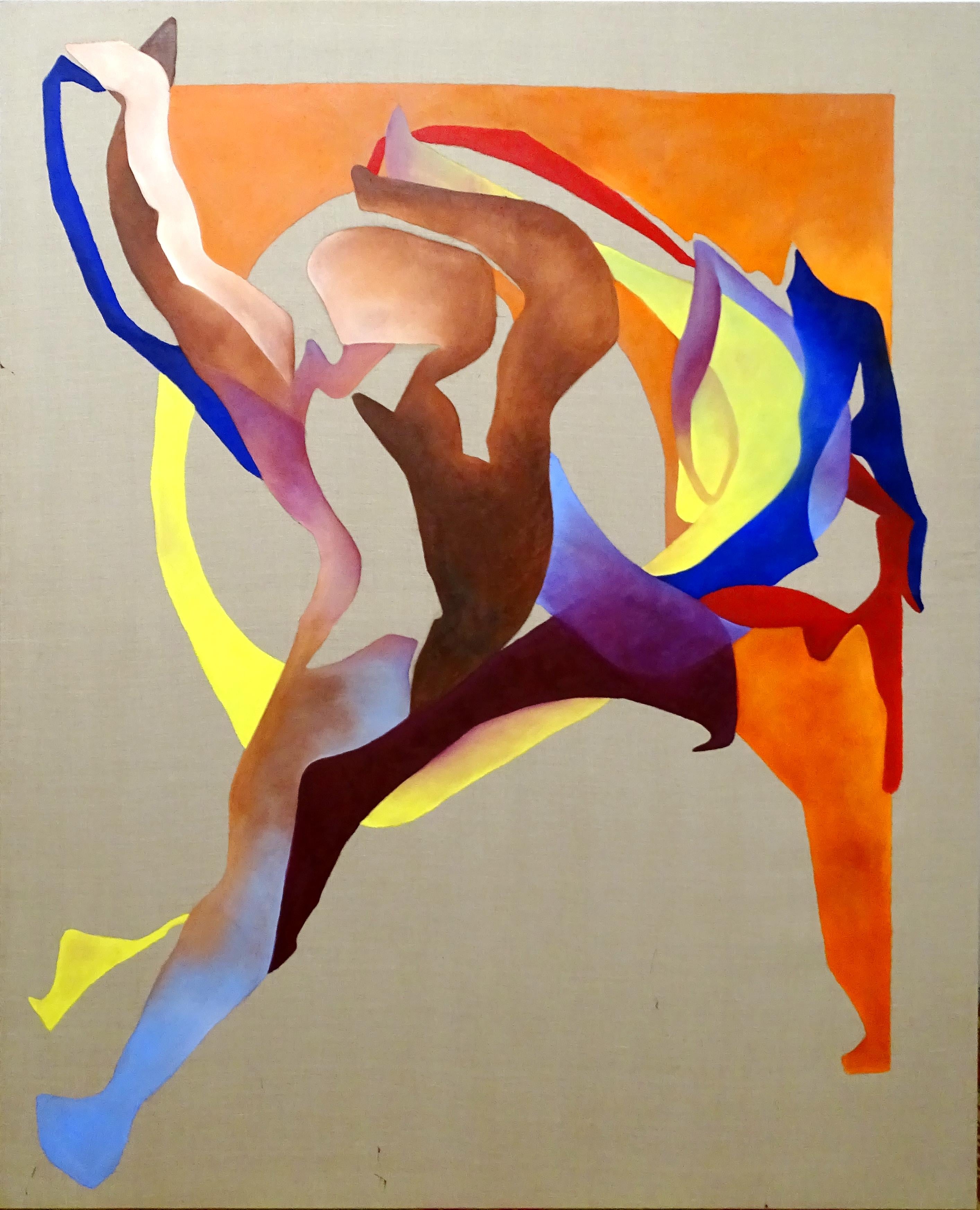 Florentijn de Boer Abstract Painting - Offset, the shift