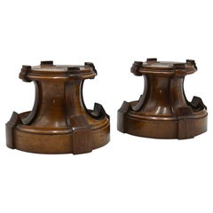 Florentin Wooden Bases, 19th Century
