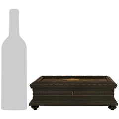 Florentine 19th century Ebonized Fruitwood and Pietra Dura marble box