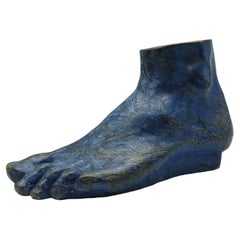Vintage Florentine Art Scagliola "Foot" Sculpture, Italy 1950s