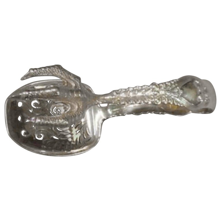 Florentine by Tiffany and Co. Sterling Silver Ice Tong with Chicken Claw For Sale at 1stDibs