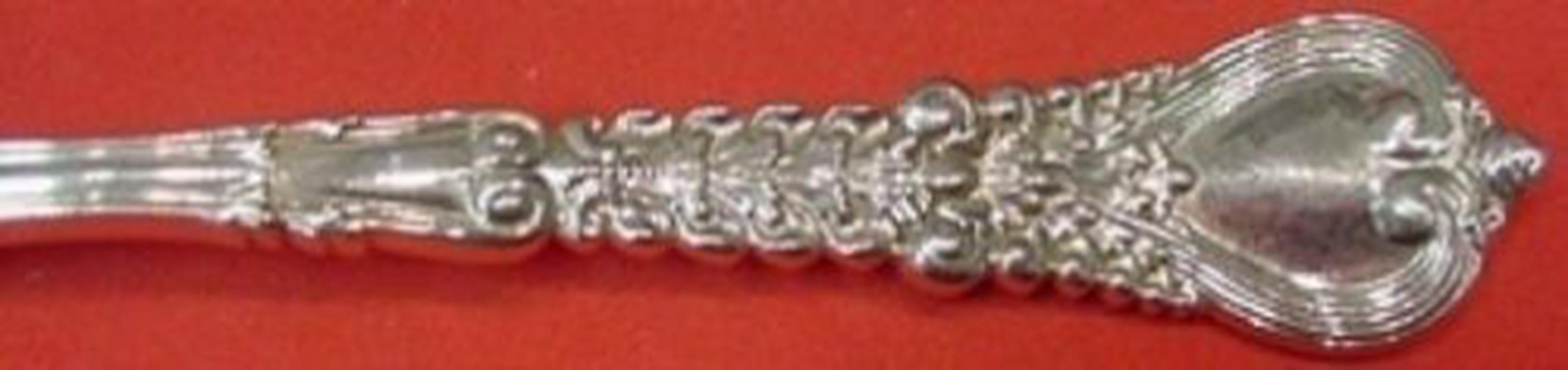 Sterling silver serving spoon 8 1/2