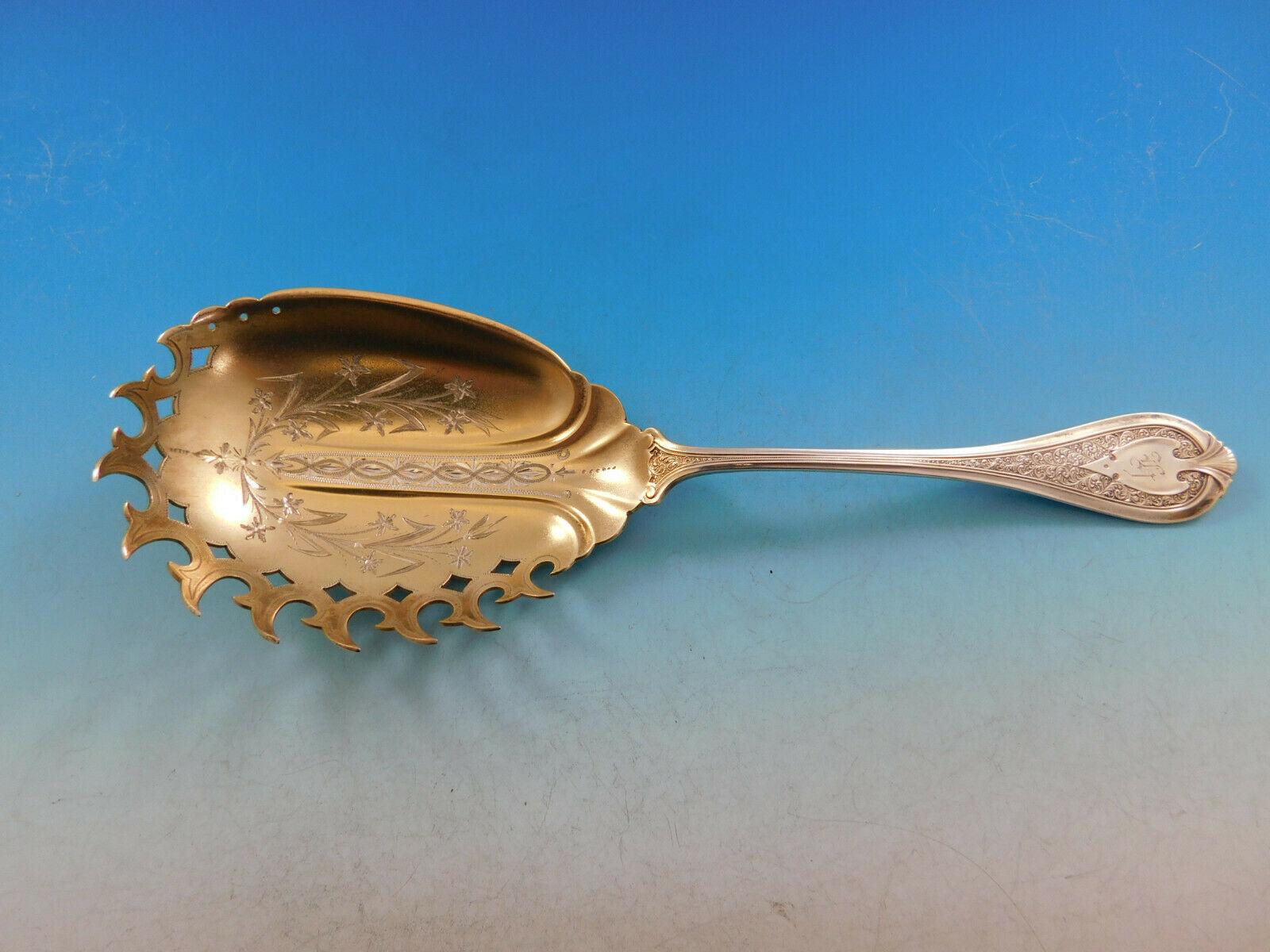 Florentine by Wendt Sterling Silver Flatware Service Set 65 Pcs Antique 2