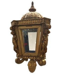 Florentine Carved Giltwood Hanging Lantern