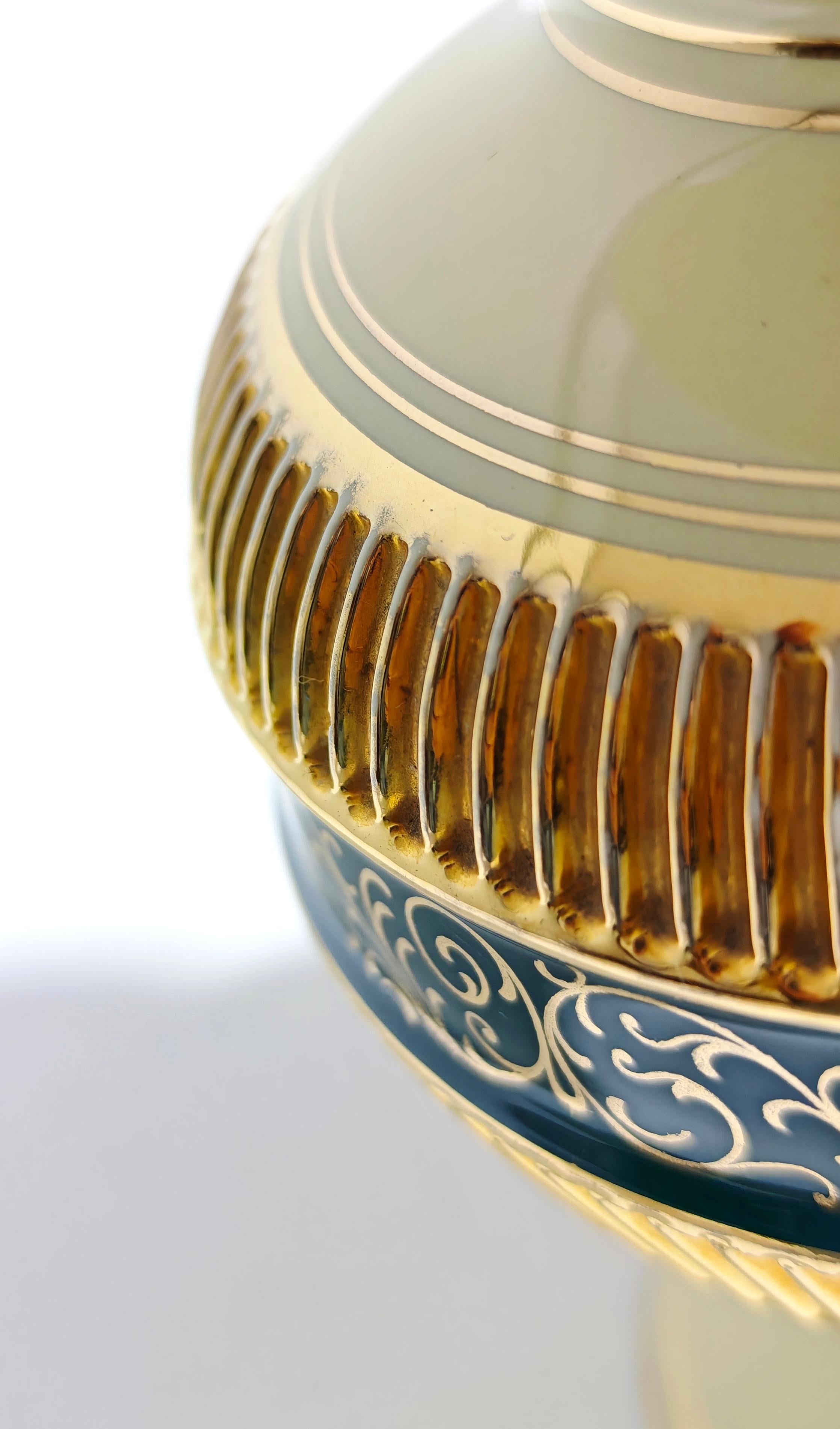 Florentine Ceramic Vase Design Italian Production 1920s. For Sale 8
