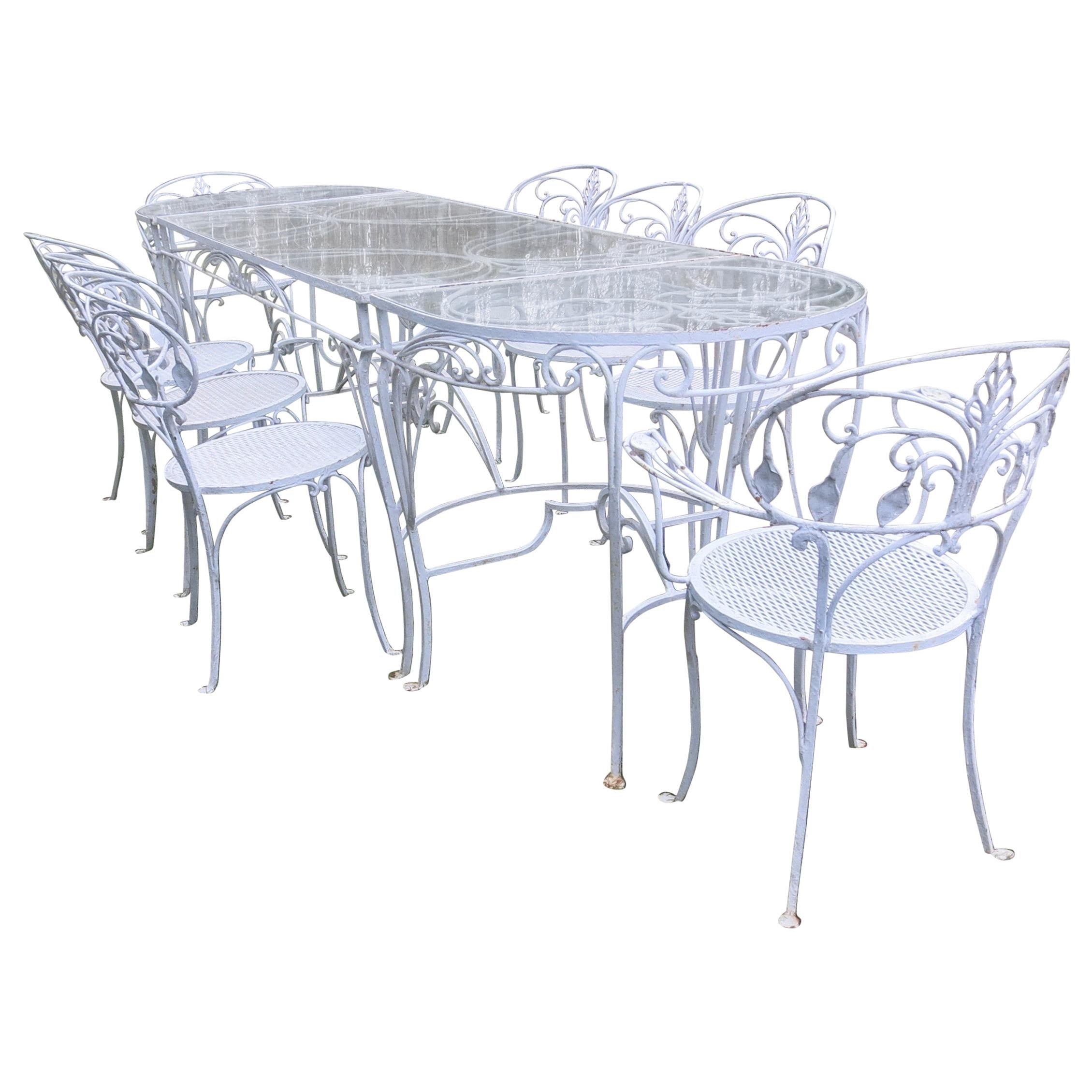 Florentine Craft Studio Patio Dining Set Garden Furniture, 1920s