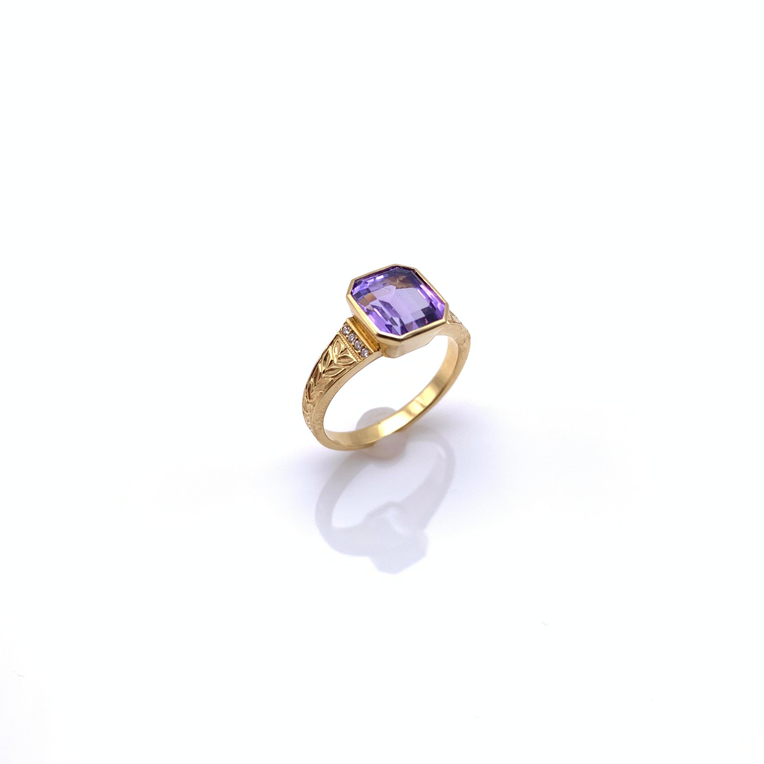 Commercially, tanzanite is always heat-treated from a smoky brown to the rich, trichroic purple display we see in some of the finest tanzanite jewelry. There are rare occasions where we find natural tanzanite already bearing desirable color. These