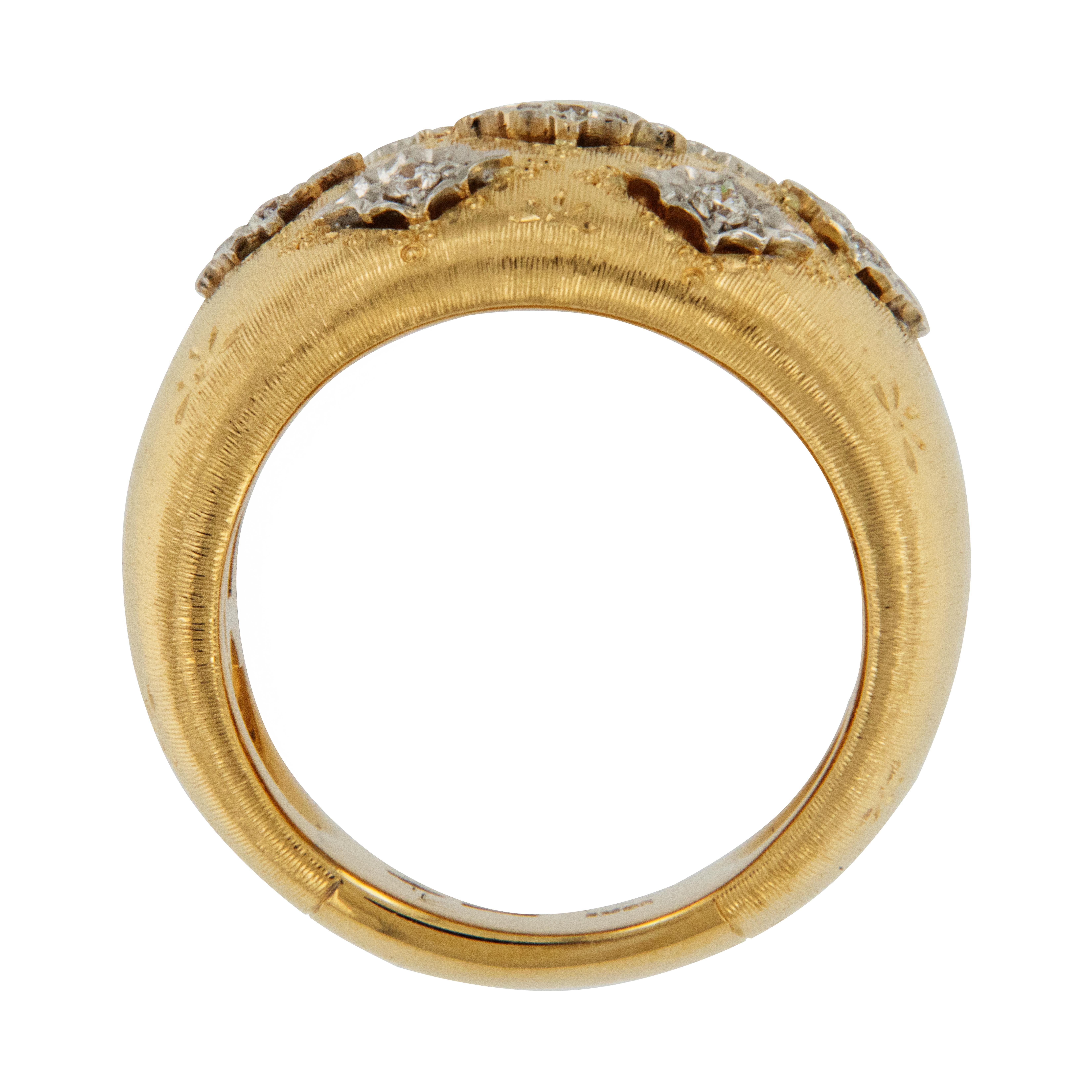 florentine gold ring