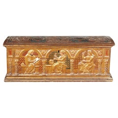 Antique Florentine Giltwood Cassone