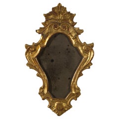 Florentine Giltwood Wall Mirror Ornate Foliage Scrolls