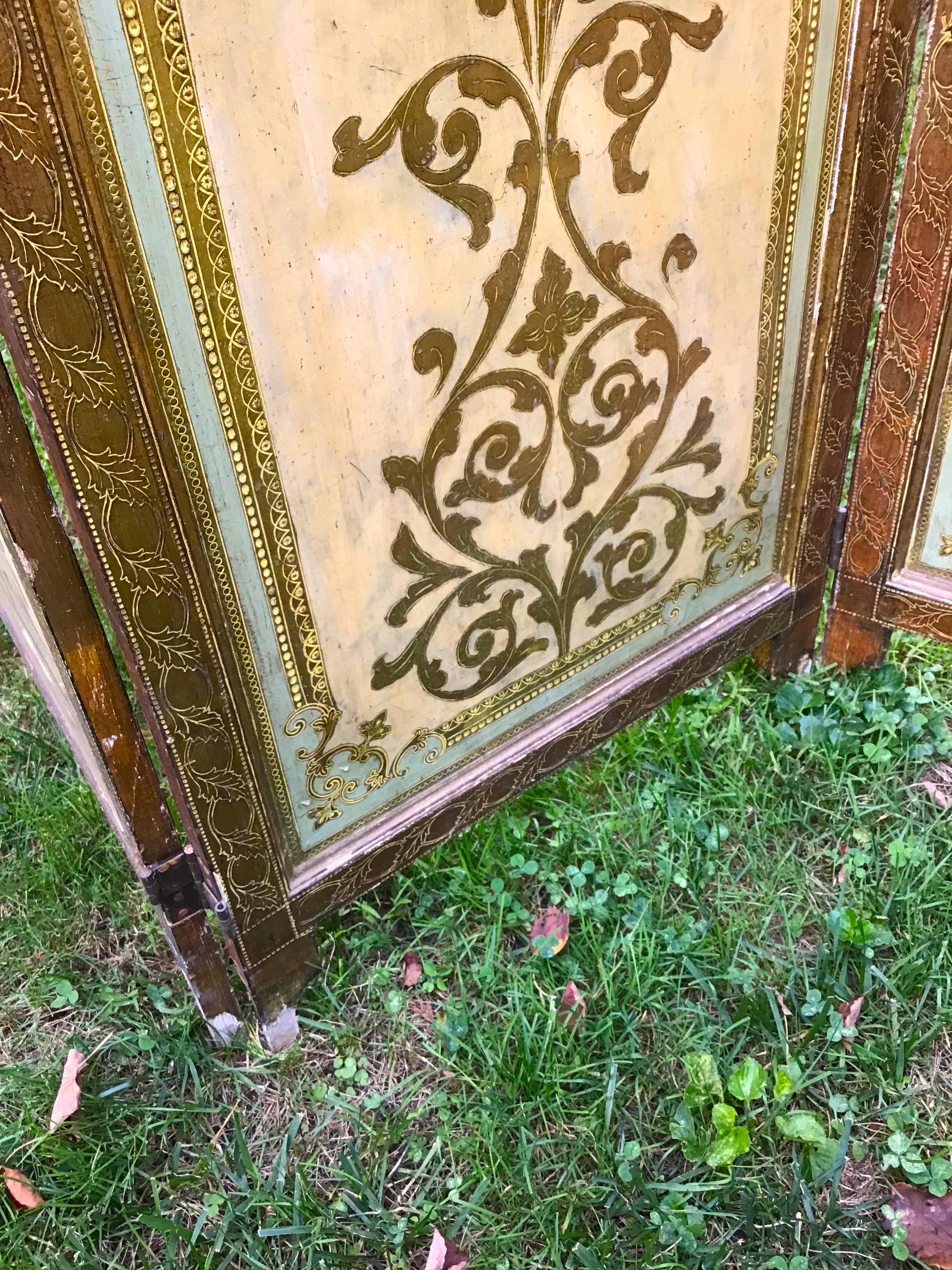 antique dressing screen