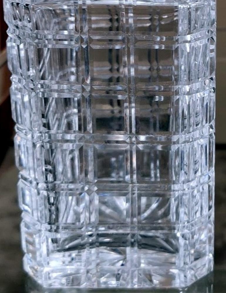 Florentine Handcrafted Crystal Bottle Geschliffen, geschliffen und poliert von Hand im Angebot 8
