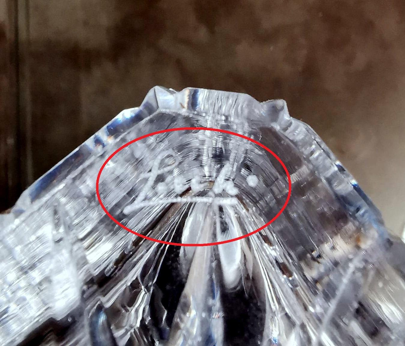 Florentine Handcrafted Crystal Bottle Geschliffen, geschliffen und poliert von Hand im Angebot 10