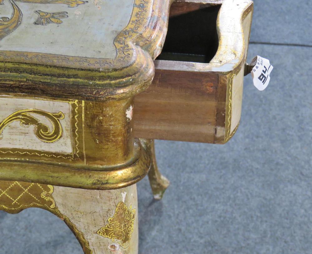 gold vanity table