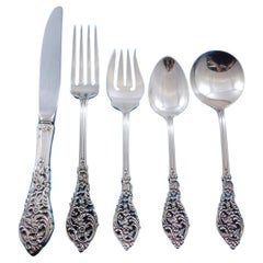 Florentine Lace by Reed & Barton Sterling Silver Flatware Set 12 Service 63 Pcs