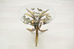 Florentine Metal Flower Coffee Table by Hans Kögl, Germany, 1960s