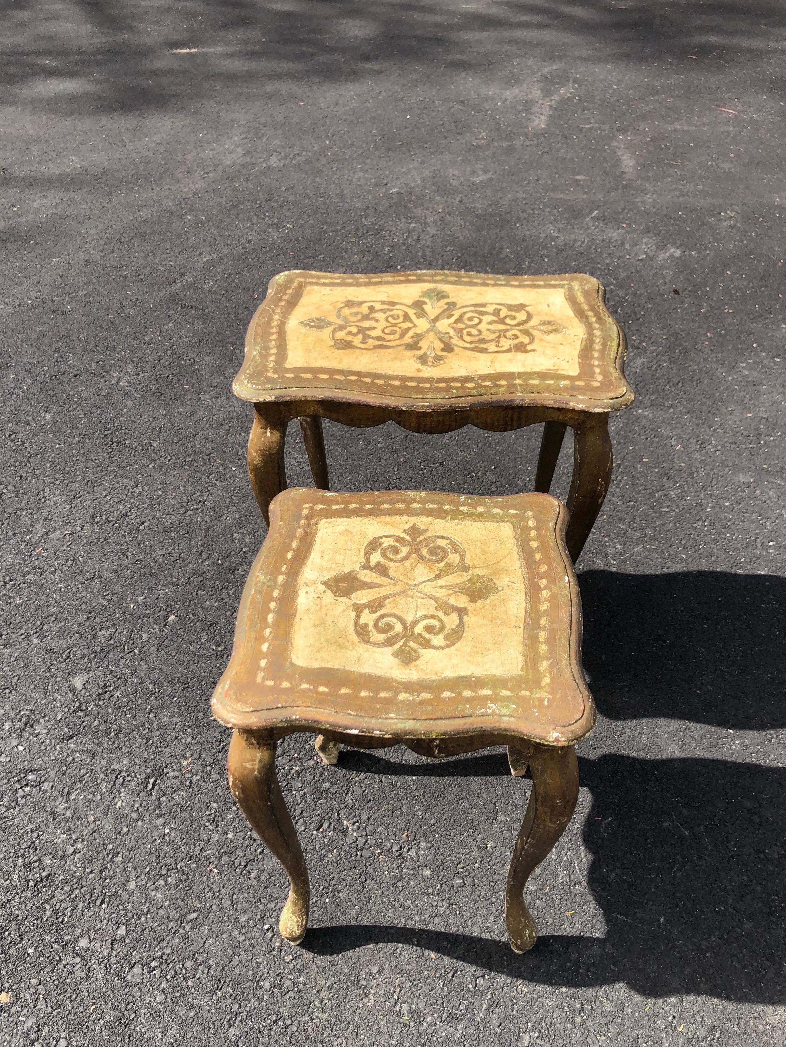 Sold Florentine Nesting Table Set 4