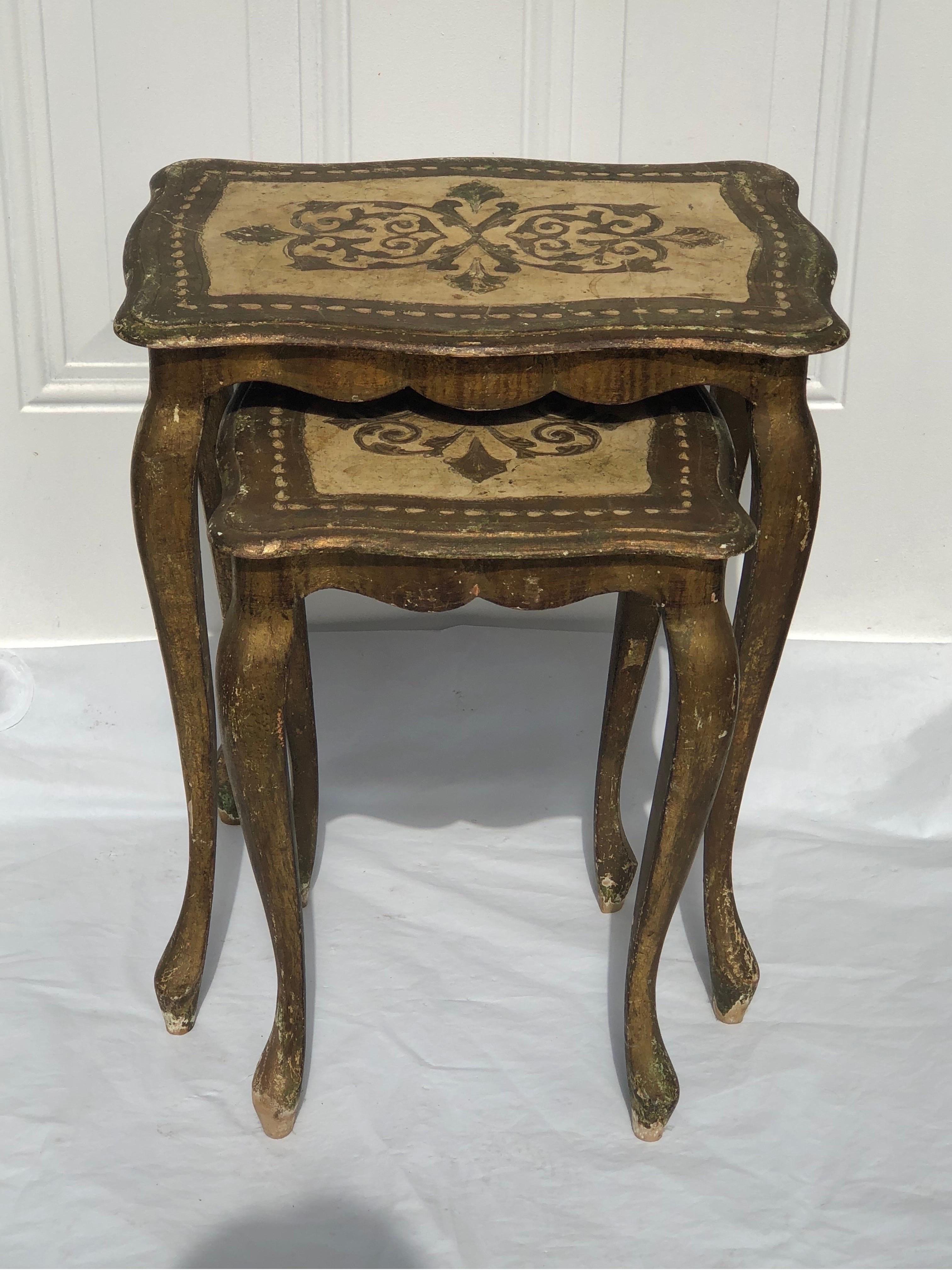 Sold Florentine Nesting Table Set 5