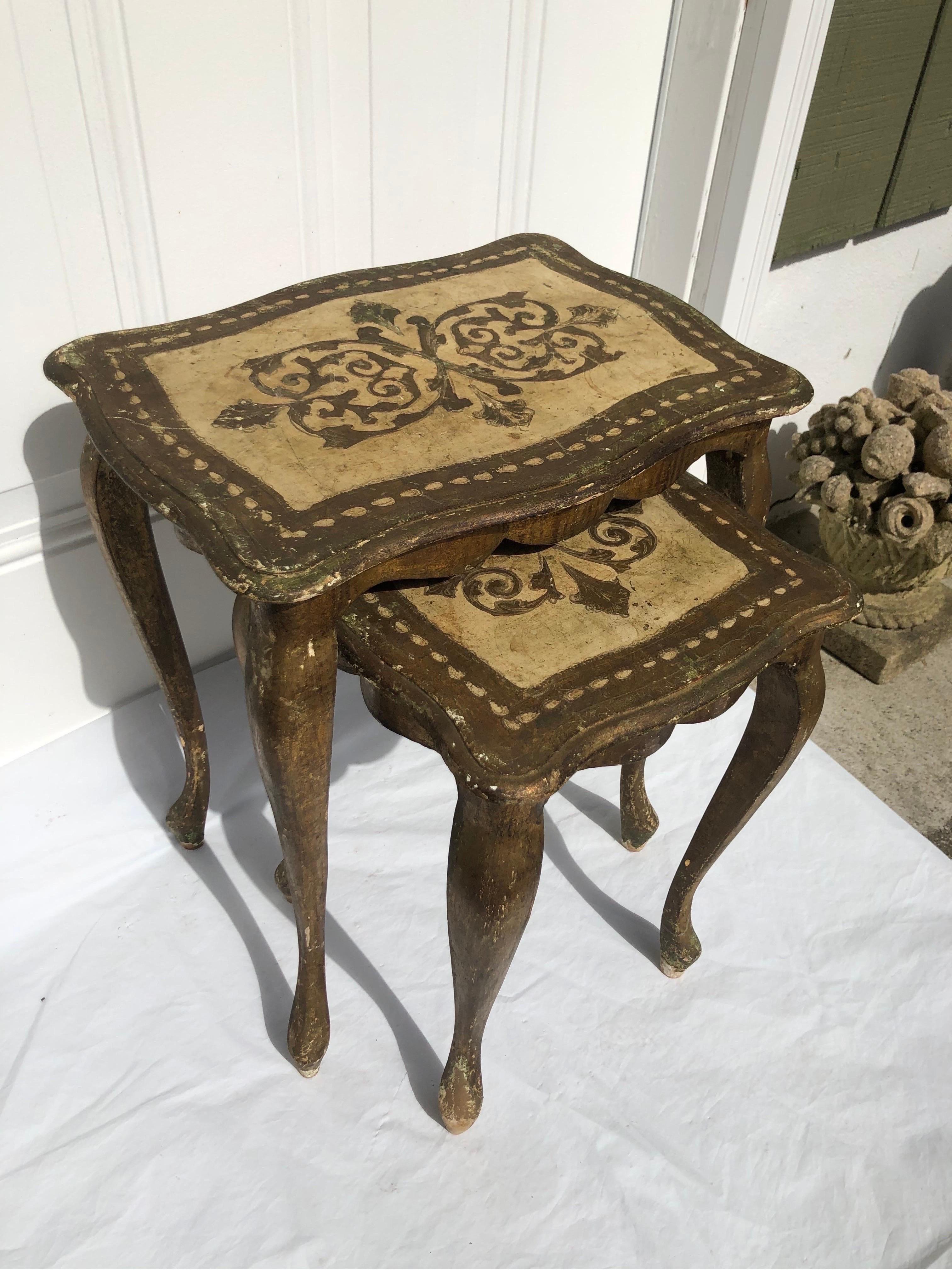 Sold Florentine Nesting Table Set 6