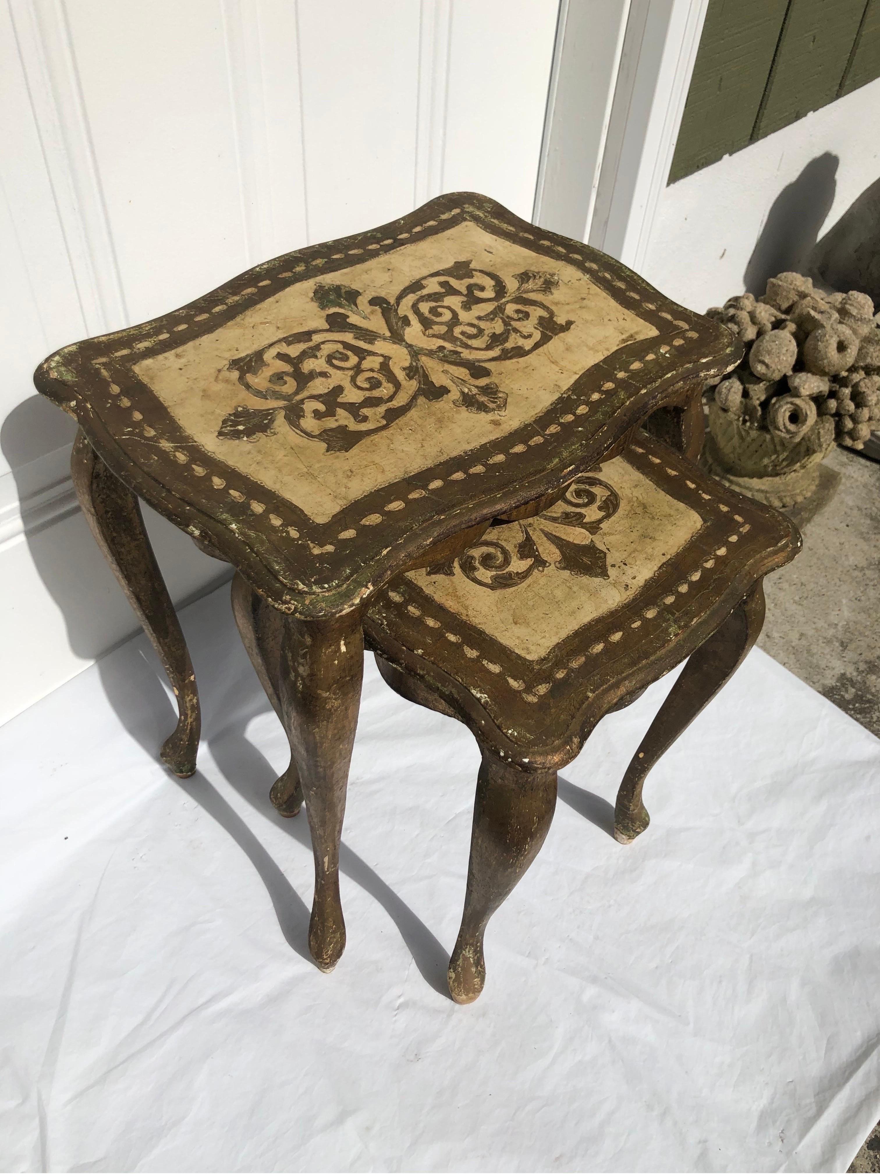 Sold Florentine Nesting Table Set 7