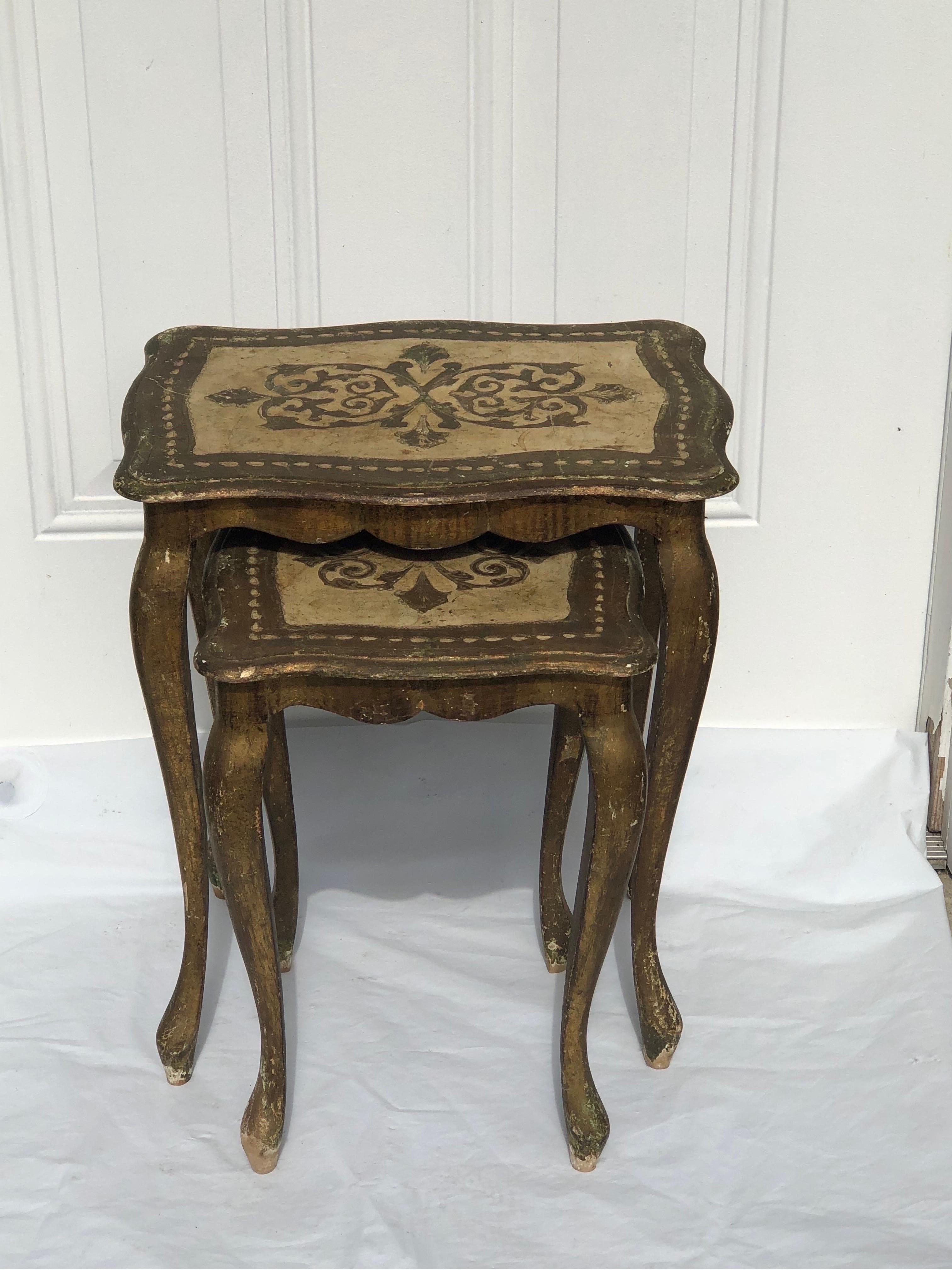 Sold Florentine Nesting Table Set 10
