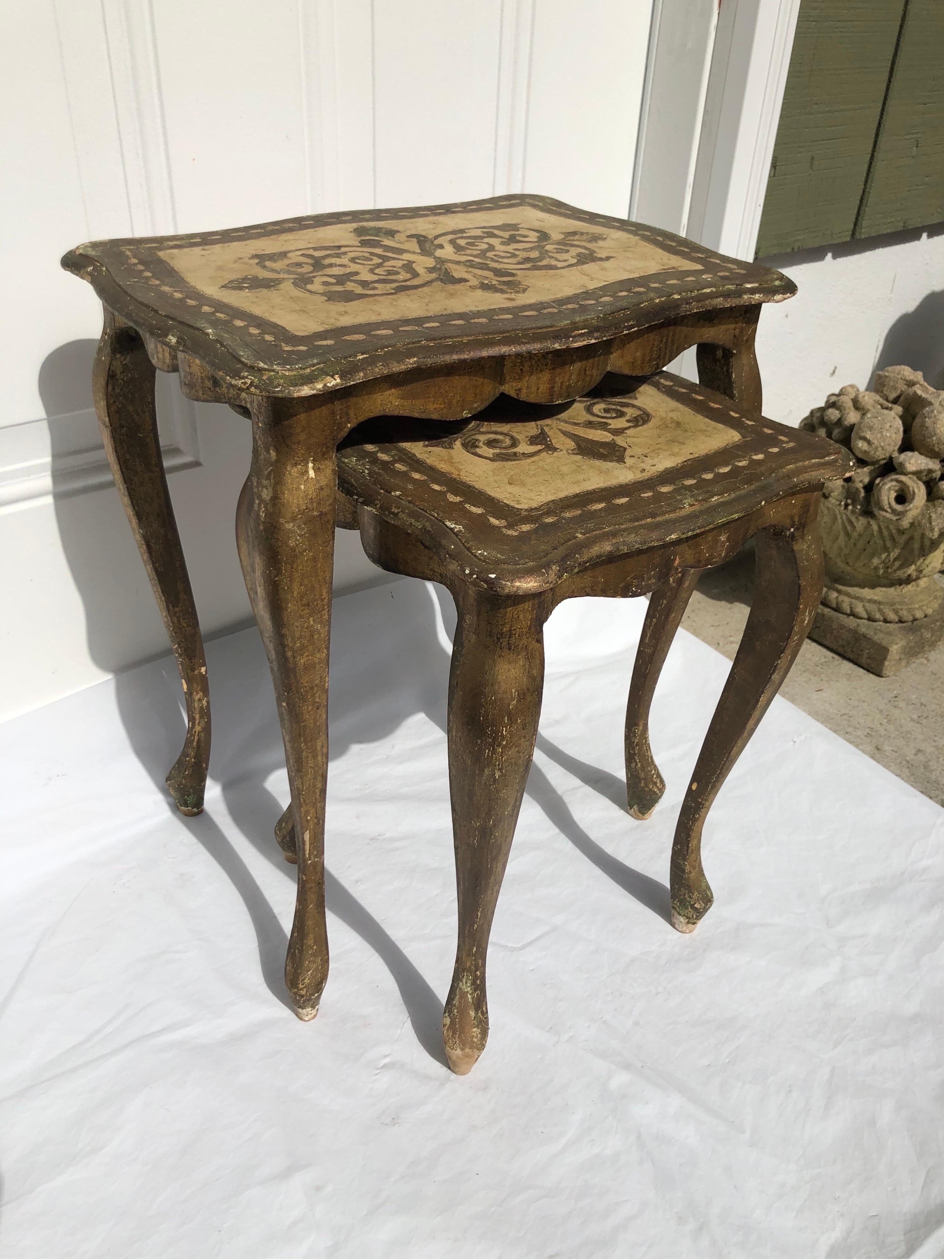 Sold Florentine Nesting Table Set 13