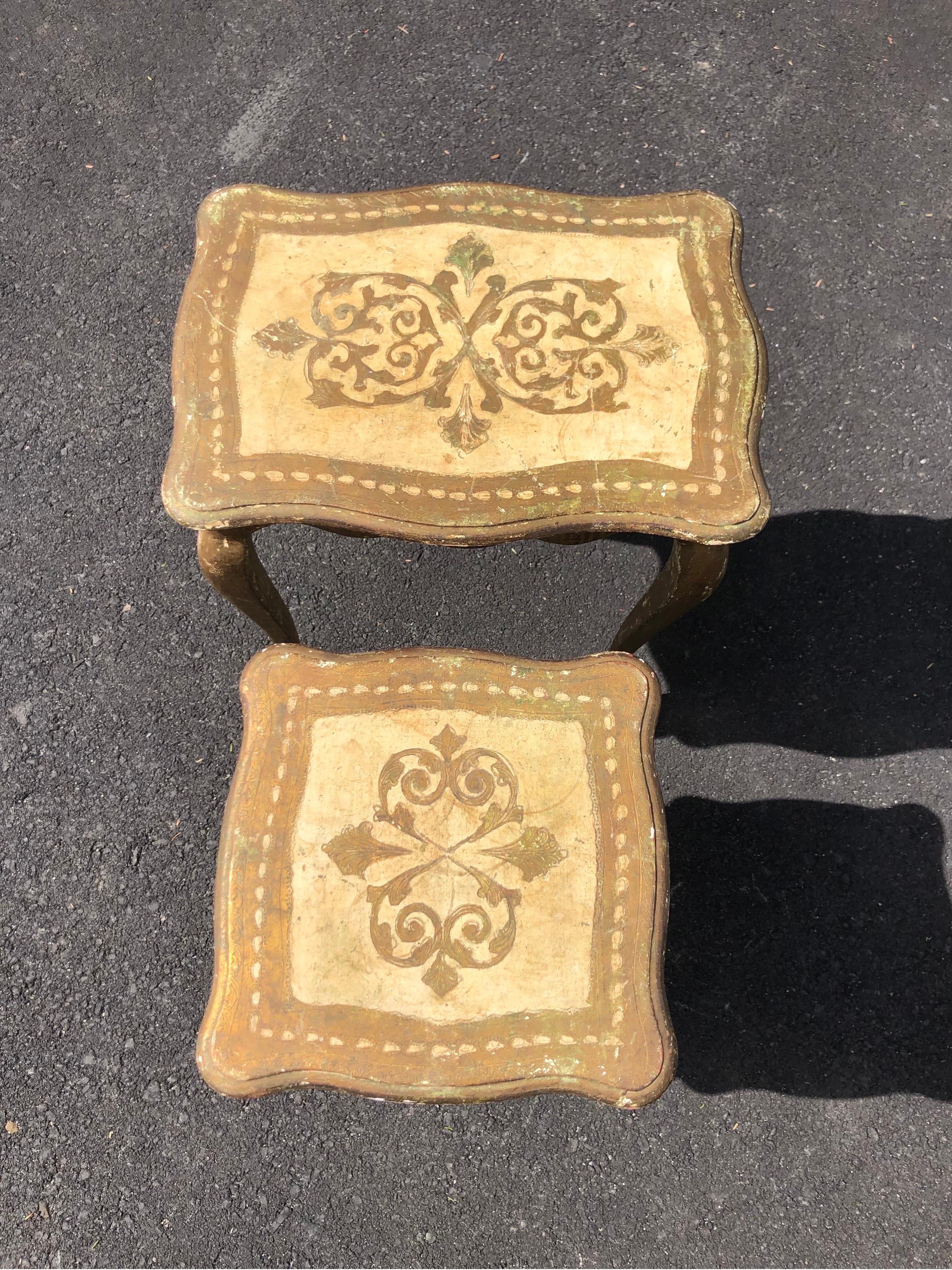 Sold Florentine Nesting Table Set 3