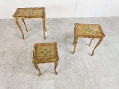 Florentine Netsing Tables by Fratelli Paoletti, 1920s
