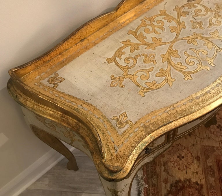 Florentine Painted Vanity/Desk at 1stDibs