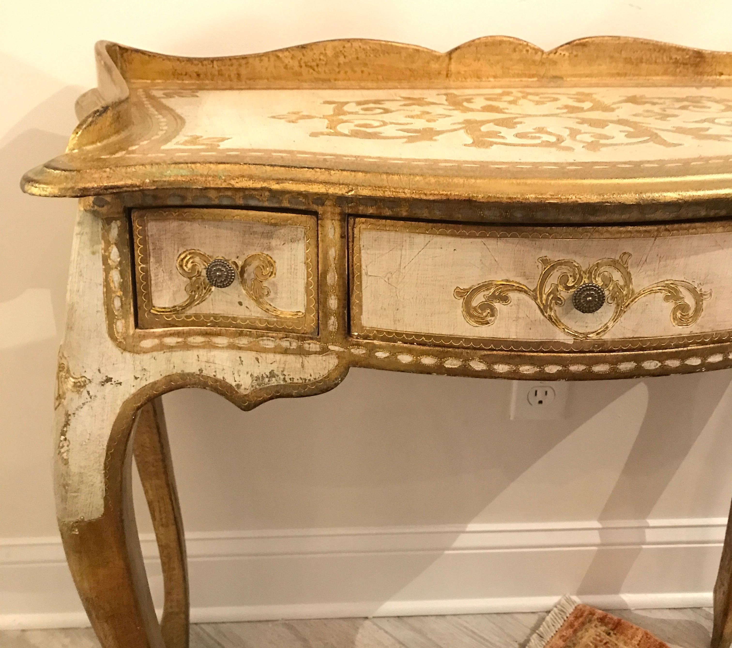 Florentine Painted Vanity/Desk 1