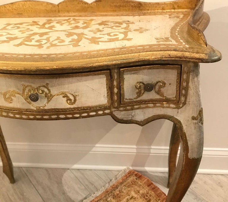 Florentine Painted Vanity/Desk at 1stDibs