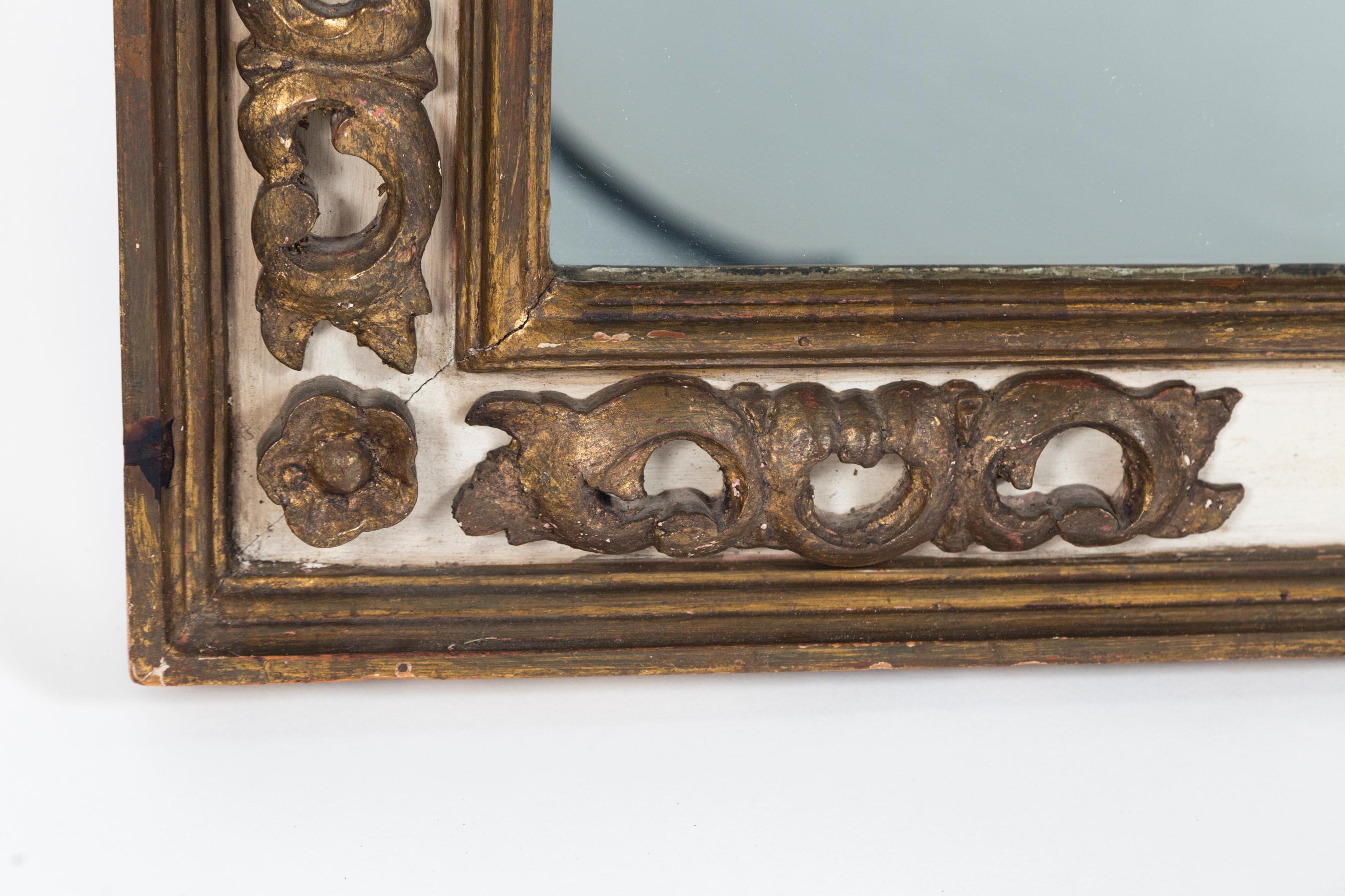 Mid-Century Modern Florentine Style Gilded Mirror, Mid-20th Century