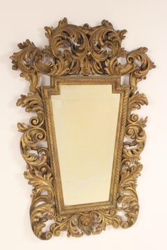 Florentine Style Gilt Wood Mirror