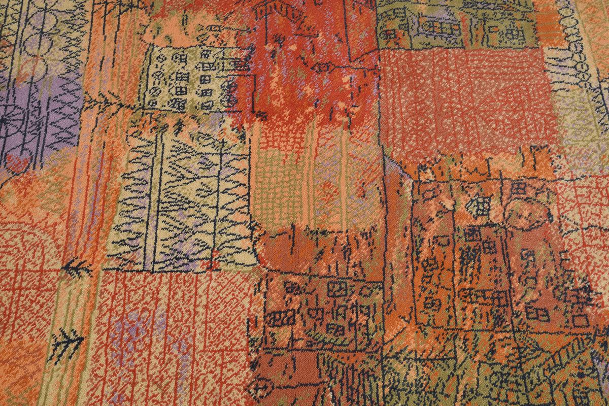 Danish Florentinisches Villenviertel Art Rug by Ege Axminster A/S, After Paul Klee