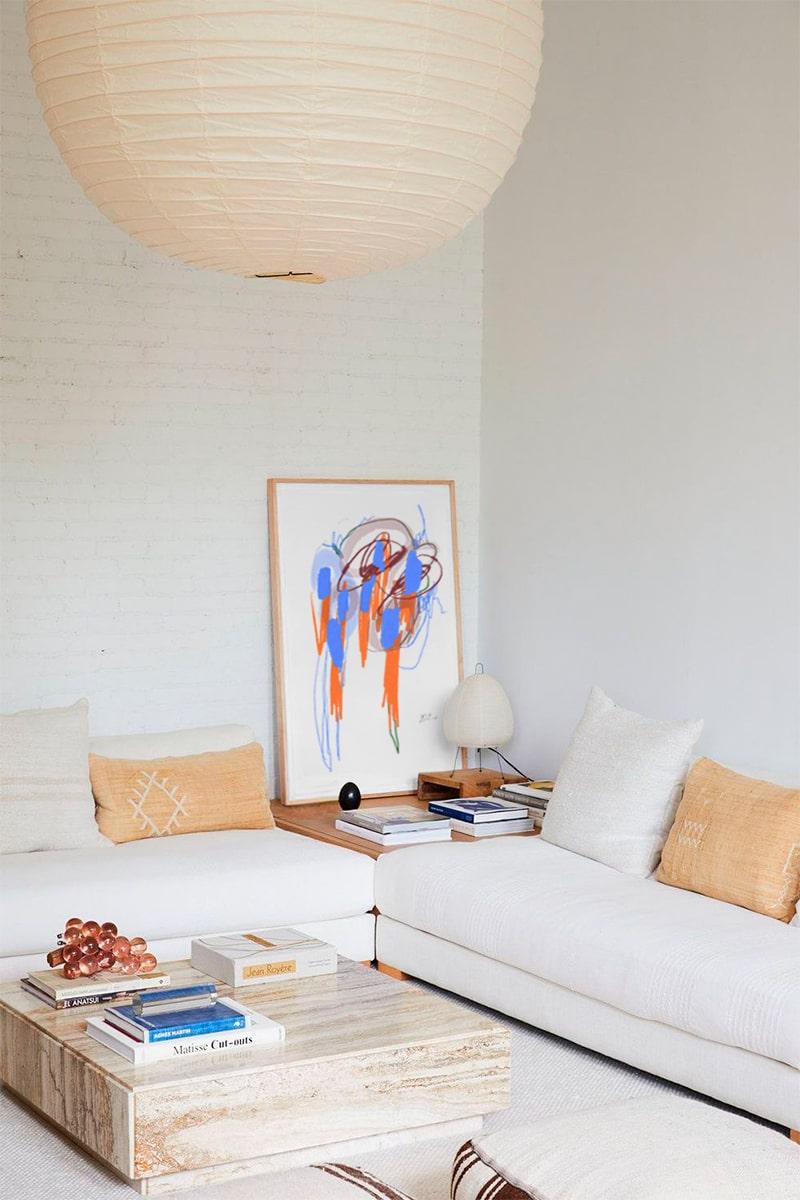 Modern Flores y Vino Abstract Giclée Fine Art Print by Leticia Gagetti - Size A1 For Sale