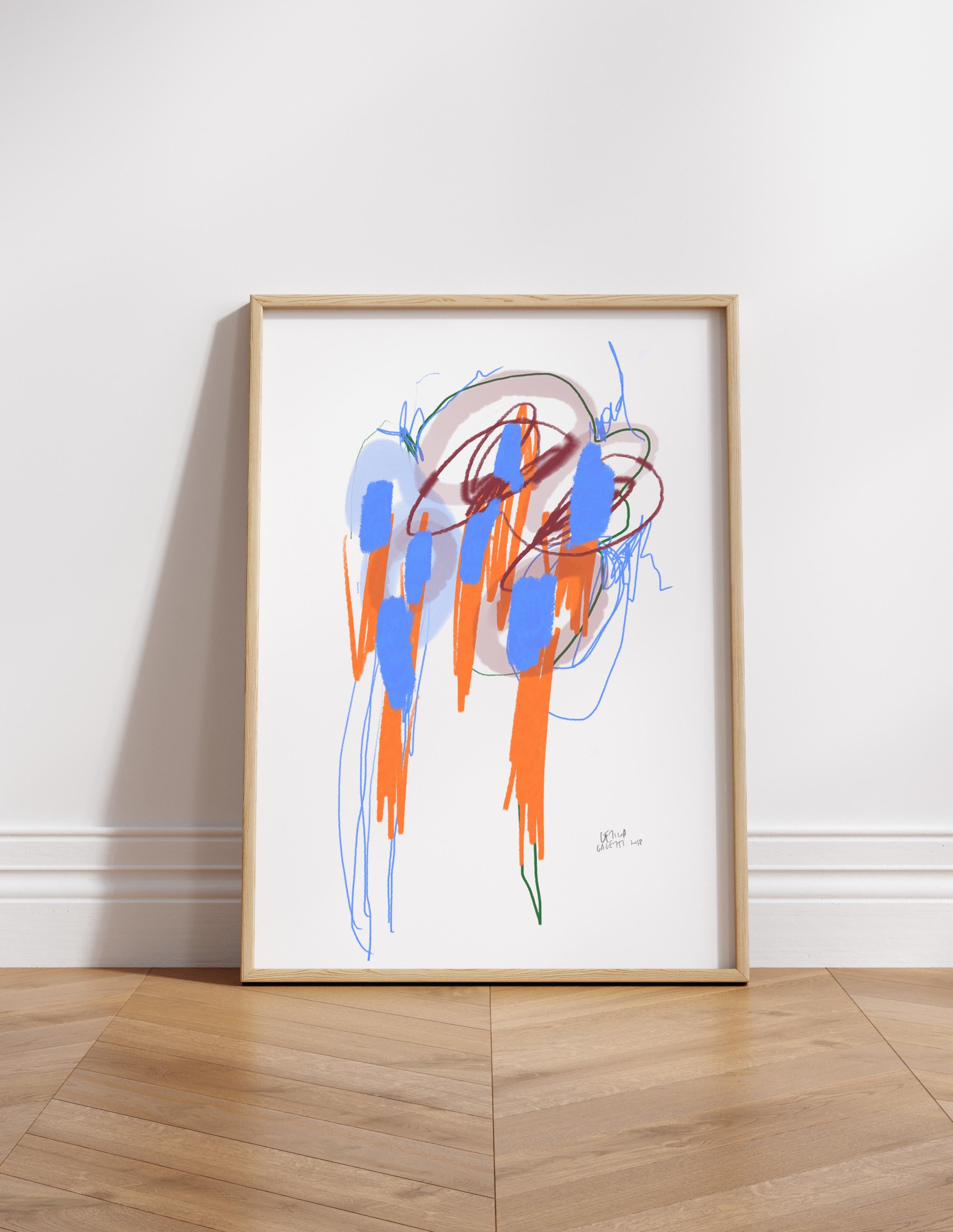 Impresión artística giclée de Leticia Gagetti, impresa en papel de alta calidad de 260 g con un acabado mate que garantiza colores vivos y saturados.

Realizada mediante impresión giclée en papel de calidad museística, esta impresión artística
