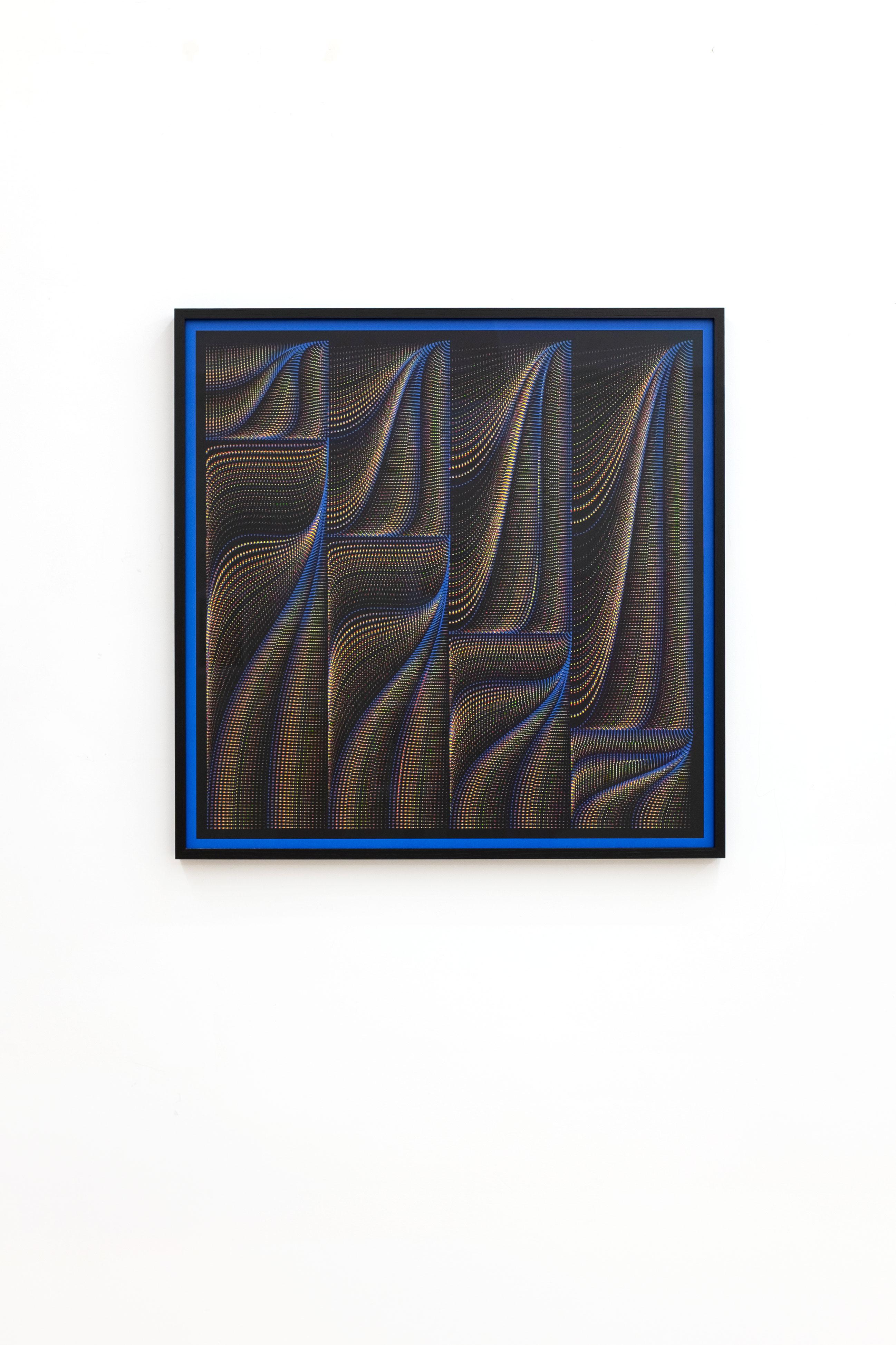 SLOWAVE (Blue) - Print by Florian & Michaël Quistrebert