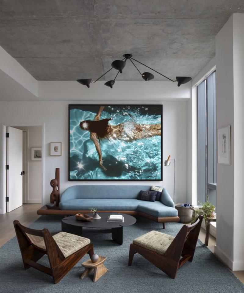 La Piscina, Capri – Unterwasser-Akt in türkisfarbenem Wasser, Kunstfotografie 2011 im Angebot 3