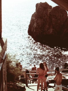 Ragazze, Capri Italy - Ocean View with People, Fine Art Photography, 2011