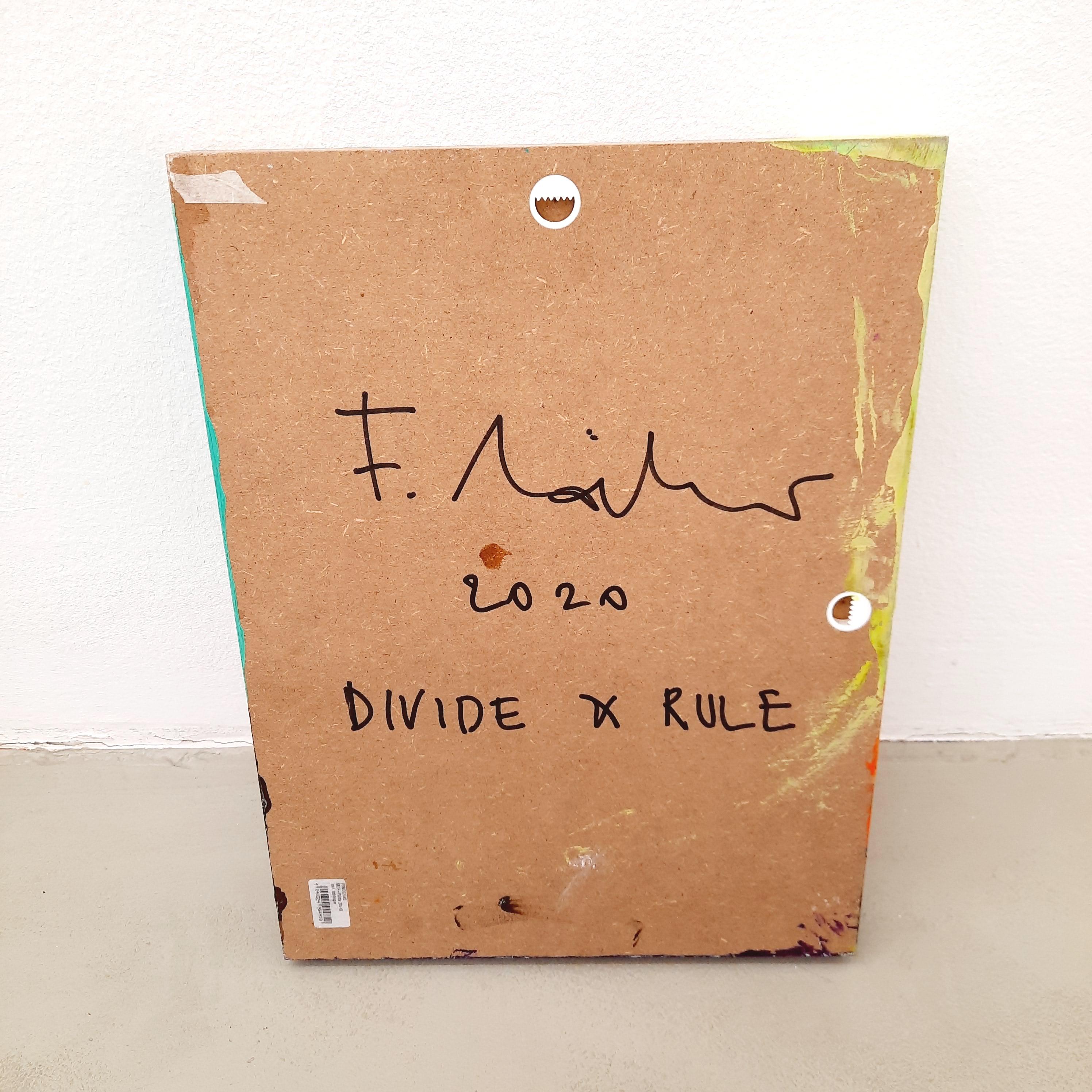 Divide and Rule 1 - Contemporary Abstract Painting For Sale 6