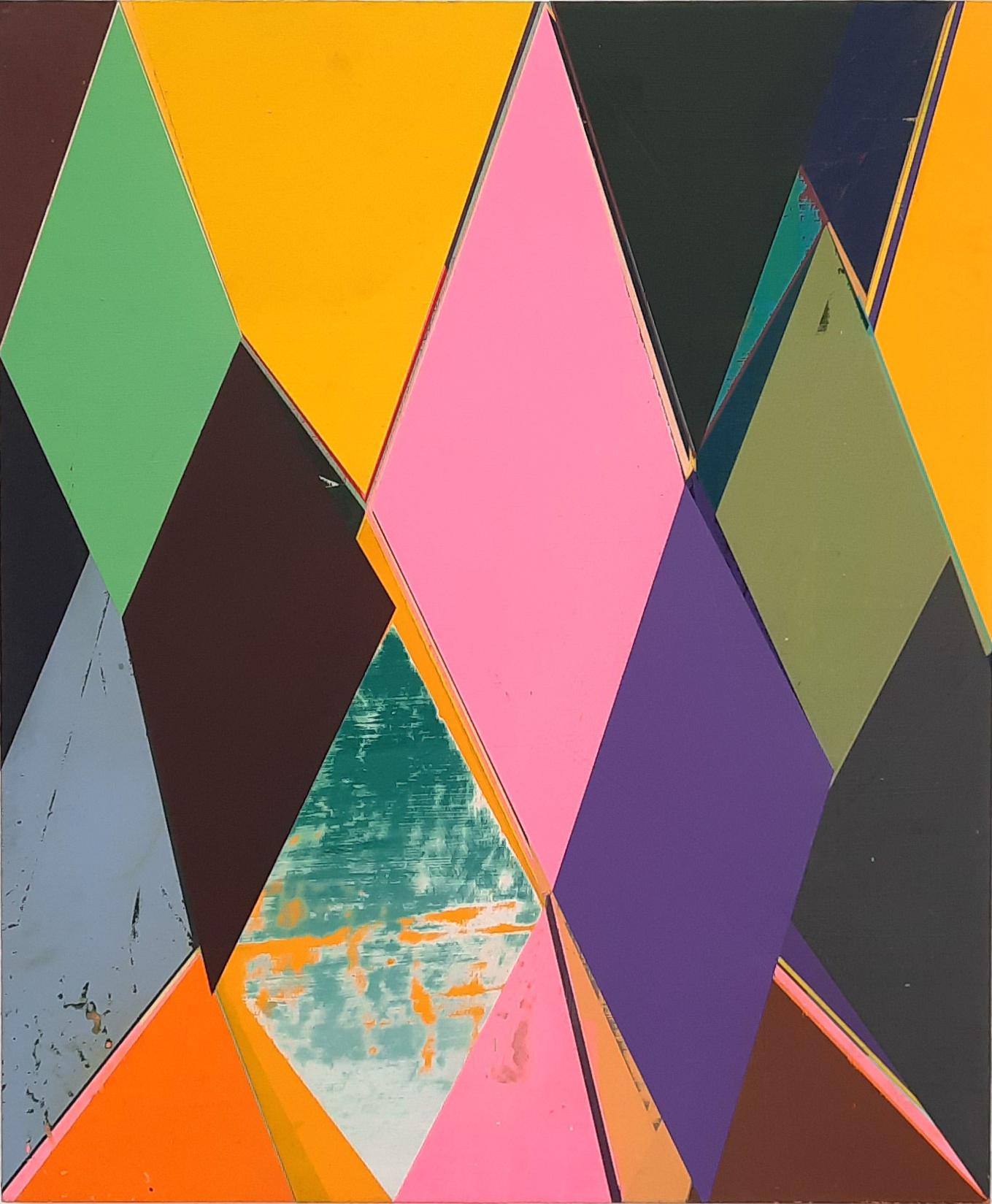Florian Nährer Abstract Painting – Sorry For Not Making You My Daydream - Zeitgenössische abstrakte Farbmalerei