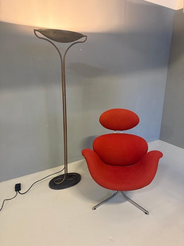Florian Schultz, rara lámpara de pie desordenada Dona - 1979 Alemania Latón en venta